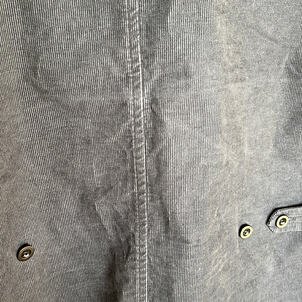 Jenni Kayne Corduroy Jacket Gray Washed Black S - Picture 12 of 14
